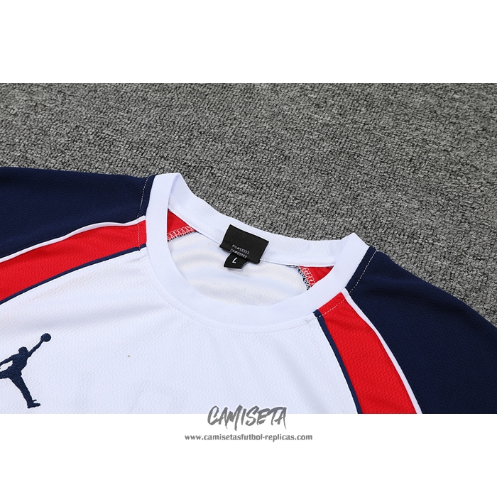 Chandal del Paris Saint-Germain Jordan 2022-2023 Manga Corta Blanco - Pantalon Corto